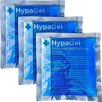 Image of Safety First Aid Group HypaGel Hot/Cold Pack Compact, of 3