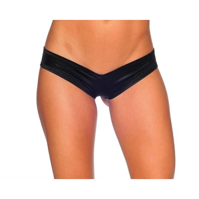 Image of BODYZONE Women&#039;s Scrunch Back Super Micro Shorts스크런치 백 슈퍼 마이크로 반바지 Dress, Black, One Size