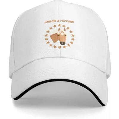Image of GerRit Baseball Cap Hip hop Sun Hat Harlow and Popcorn The Pony Luxury Party Hats Black Mountaineering Women&#039;s Golf Wear Men&#039;s Birthday Gift for Men Women