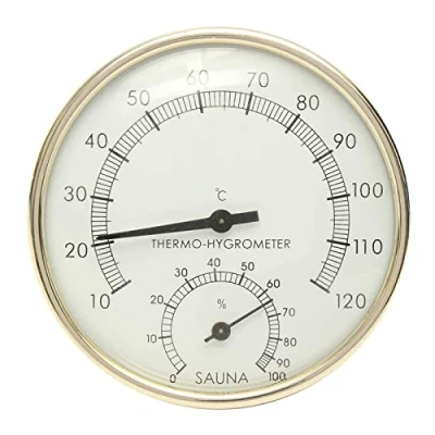 Image of CHAKAE Portable Sauna Thermometer Digital Room Hygrometer Temperature Temp Gauge