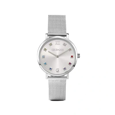 Image of Coeur De Lion Stainless Steel Milanese Crystal Watch 7610701717
