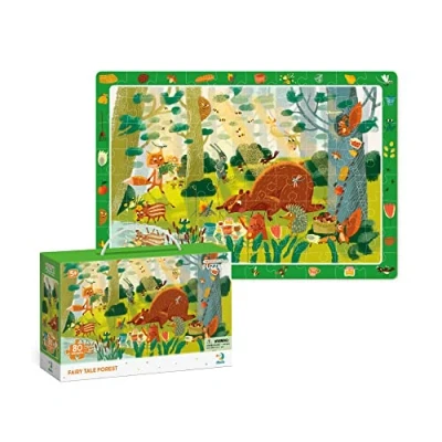 Image of Dodo D300366 Educational Fairy Tale Forest Observation Puzzle 80 Pieces, Various