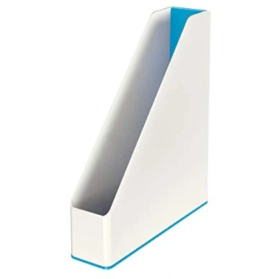 Image of Leitz TS 120556 Wow Range A4 Duo Colour Magazine File, 73mm x 318mm 272mm, Blue
