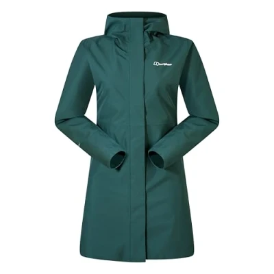 Image of Berghaus Women&#039;s Omeara Long Shell Jacket, Peak, 14