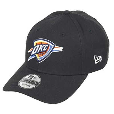 Image of New Era Oklahoma City Thunder 9forty Adjustable Snapback Cap Nba Essential Black One Size
