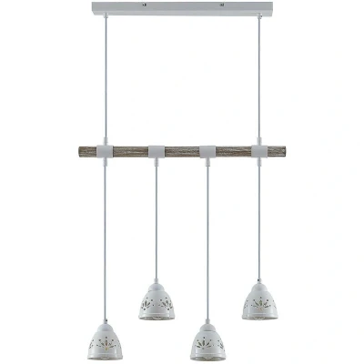 Image of Lindby Pimana pendant lamp, four bulb