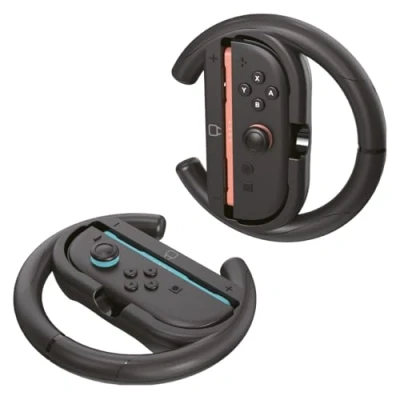 Image of Venom Switch 2 Steering Wheel Twin Pack for Mario Kart World (Nintendo 2)