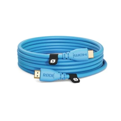 Image of RØDE HDMI 3 Premium High Speed Cable with Ethernet (3m/10ft, Blue)