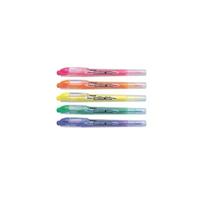 Image of Pilot Spotliter Twin Tipped Hi lighters Chisel And Needle Tip Pack of 5 Assorted Colours