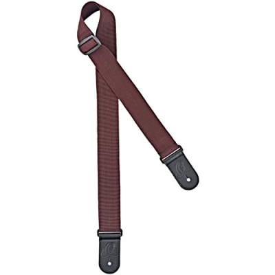 Image of Ortega Guitars Adjustable Guitar Strap Acoustic / Bass, Electric Bass Nylon Straps Series Nylon, Brown (ONS50STD BR)
