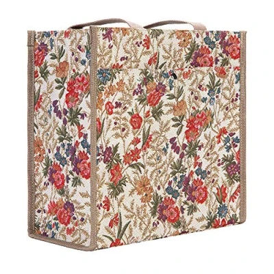 Image of Signare Tapestry Shoulder Bag Shopping for Women (Flower Meadow; SHOP FLMD)