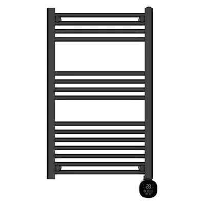 Image of TCP SMART BLACK TOWEL RAIL 80CM 500W