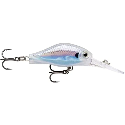 Image of Rapala Shad Dancer fishing lures balsa wood accessories freshwater trolling bait running depth 3 4.2 m 7 cm, 15 g made in Estonia live metallic roach
