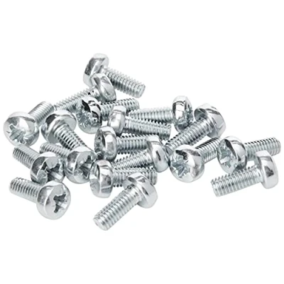 Image of Machine Screws/Bolts Zinc Plated (BZP) Pozi Pan Head Mch Screw M4 4mm x 10mm (Pack of 100)