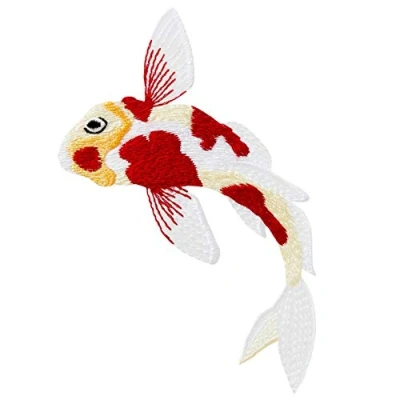 Image of Mono Quick 16001 Koi Appliqué Fish Iron On Patch Carp