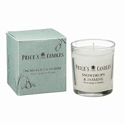 Image of Price&#039;s Candles Luxury Boxed Jar Snowdrops &amp; Jasmine