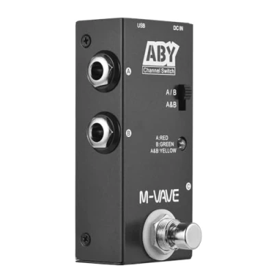 Image of Jasaly ABY Line Selector AB Switch Mini Guitar Effect Pedal True Bypass Bass Box Channel