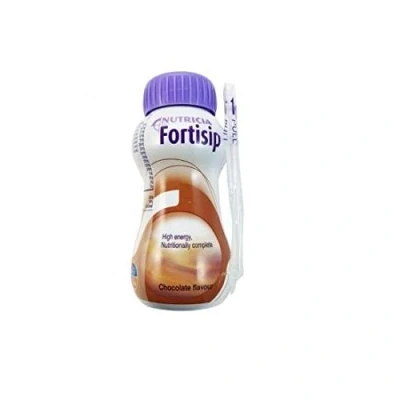 Image of Fortisip Bottle Multipack (All Flavours or Mixed 12) 12 x 200ml (Chocolate)