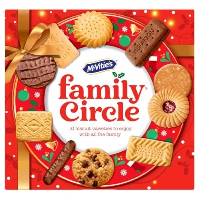 Image of McVitie&#039;s Family Circle Biscuits Assortment Selection, 360 g (Pack of 1)
