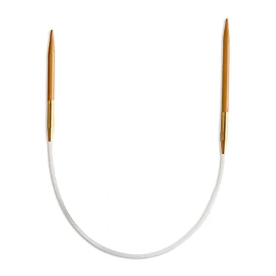 Image of Seeknit Circular Knitting Needles, Bamboo, Brown, 23 cm x 5 mm