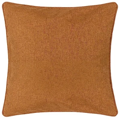 Image of furn. Dawn Textured Feather Filled Cushion Dark Red Size 45 cm x
