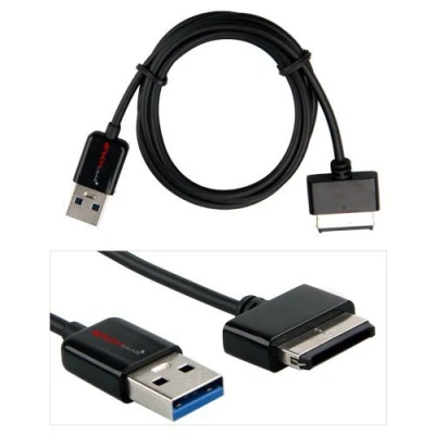 Image of TECHGEAR USB Charge &amp; Data Sync Cable Lead Compatible with Asus Eee Pad TF101 TF201