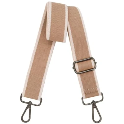 Image of ROYGBCP Adjustable Purse Strap Canvas Crossbody Bag Shoulder Replacement Universal Thick for Handbags, Purses Unisex Design