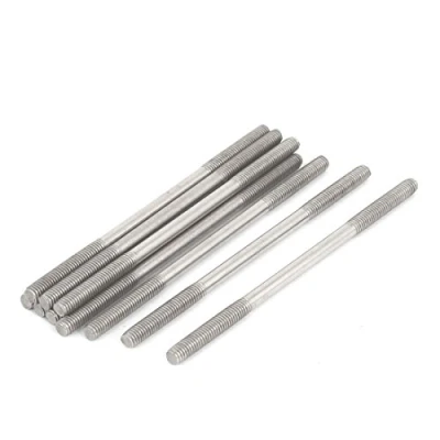 Image of Sourcingmap M3x60mm 304 Stainless Steel Double End Threaded Stud Screw Bolt 10pcs
