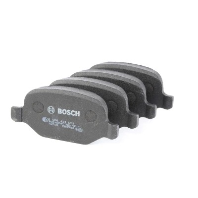 Image of 6001073155, 71770991, 77362275, 77362276, 77362675 Brake pad set BOSCH 0 986 424 553 Low Metallic with mounting manual ALFA ROMEO: GT, 147, 156 Saloon