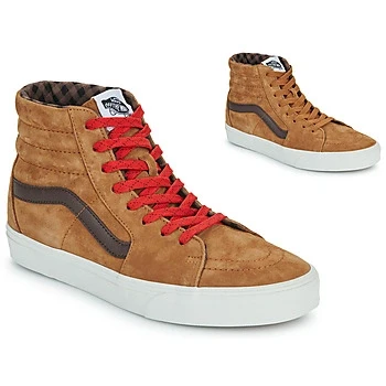 Image of Vans SK8HI Unisex Hightop trainers, Size: 6.5, Glazed ginger Suede