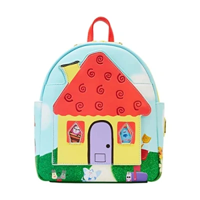 Image of Loungefly Mini Backpack Blues Clues Open House Official Nickelodeon Blue Einheitsgröße