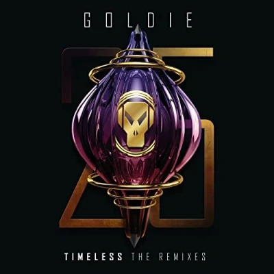 Image of Goldie (90s) Timeless 25th Anniversary Edition The Remixes Hypesticker Sealed 2023 UK 3 LP vinyl set LMS551643