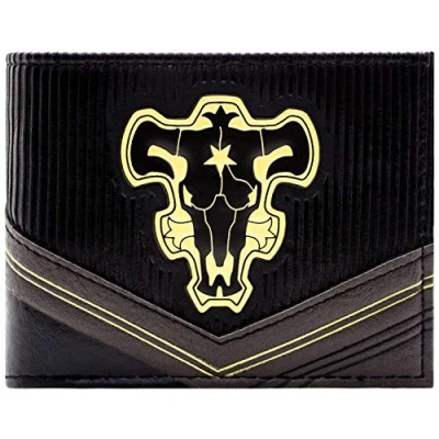 Image of Black Clover Kingdom of Magic Knights Bull Wallet Bi Fold ID &amp; Card Holder,