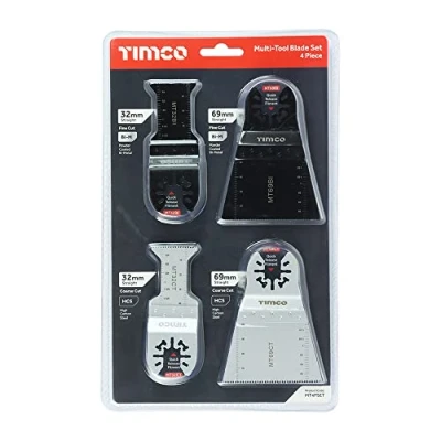 Image of 3x TIMCO Multitool Blade Sets 4 Piece Set MT4PSET