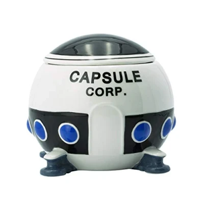 Image of ABYSTYLE Dragon Ball Capsule Corp Spaceship 3D Shaped Ceramic Novelty Coffee &amp; Tea Mug
