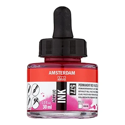 Image of Amsterdam ACRYLC Ink, Permanent Red Violet, One Size