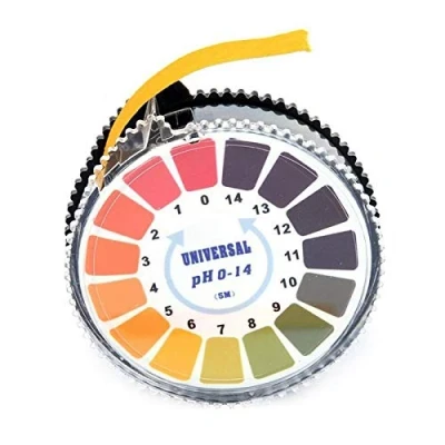 Image of XUBF PH, 1 Roll Measure Tape Type PH Test Paper 5m 0 14 Alkaline Acid Indicator Water Urine Saliva Litmus Testing