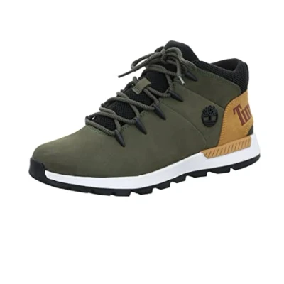 Image of Timberland EURO Sprint Hiker Laceup ankle boots olive, Men&#039;s, Size: 6.5, Olive Leather