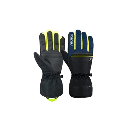 Image of Reusch Men&#039;s Snow King Windproof and Extra Breathable Ski Gloves, Softshell Winter 7.5