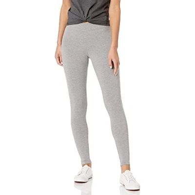 Image of Amazon Essentials Women&#039;s Legging, Grey Heather, XS