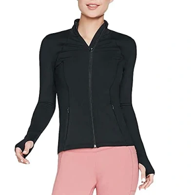 Image of Skechers Women&#039;s Gowalk Mesh Jacket Sweater, Bold Black, M UK
