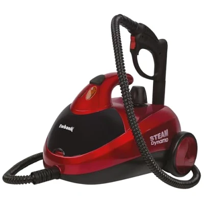 Image of Ewbank SC1000 Dynamo Steam Cleaner &amp; Sanitiser, Eliminates 99.9% of Viruses Bacteria, Multiple Attachments for Floors, Carpets, Upholstery Windows