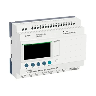 Image of Schneider Electric SR3B261BD, SR3 26 I O 24 VDC Includes Clock