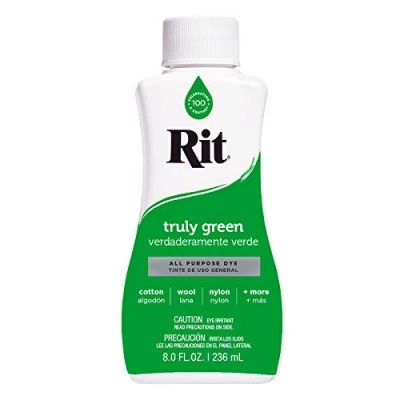 Image of Rit DYE Liquid GRN, 8 Fl Oz, Truly Green