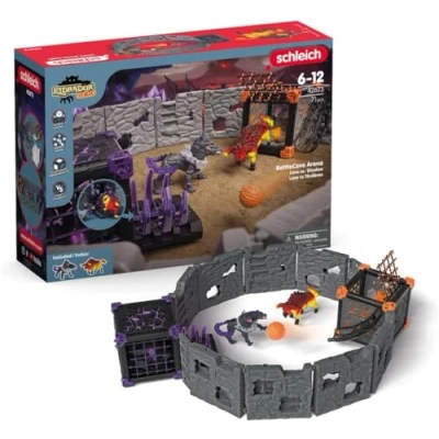 Image of schleich 42673 BattleCave Arena: Lava vs. Shadow, from 6 12years, ELDRADOR CREATURES Playset, 71 pieces