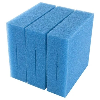Image of LTWHOME Compatible Replacement Coarse Foam Filter Sponge Fit for Oase Biotec 5/10/30, Blue (Pack of 3)