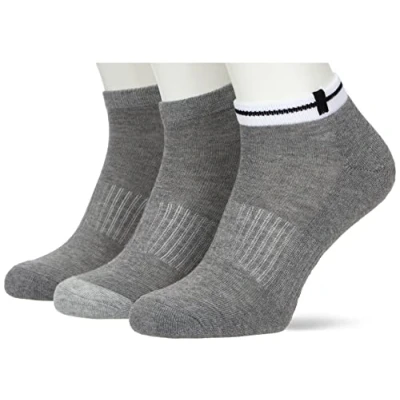 Image of Nur Die Women&#039;s Sports Trainers, Pack of 3 Socks, Grey, One Size