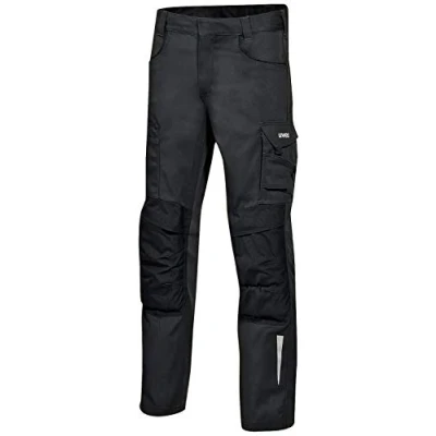 Image of Uvex Men&#039;s Synexxo Safety Cargo Trousers, Black, 102
