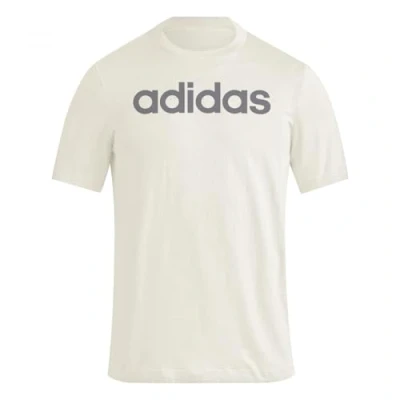 Image of adidas Men&#039;s Essentials Single Jersey Linear Embroidered Logo Tee, Blue Spark, XL