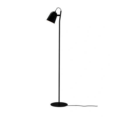 Image of Dyberg Larsen Oslo floor lamp made of metal, black